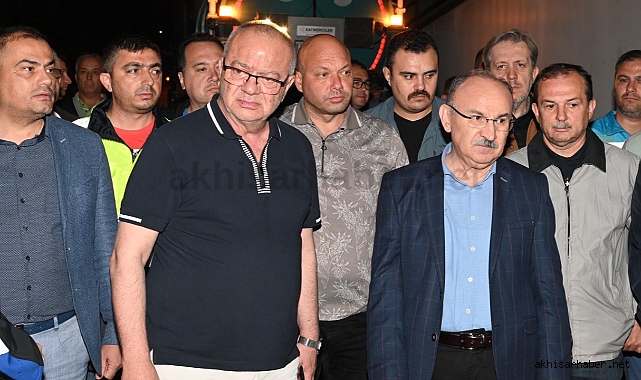 Başkan Ergün, Akhisar'da incelemelerde bulundu