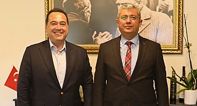 Kaymakam Murat Kütük ilk ziyaretini Başkan Dutlulu'ya yaptı