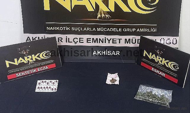 Manisa il genelinde 29 Mayıs-5 Haziran arasında uyuşturucudan 8 kişi tutuklandı