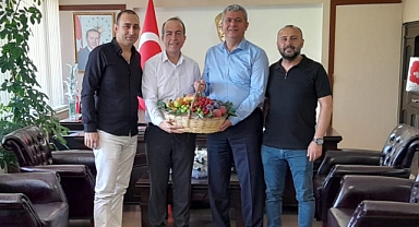Mustafa Güral'dan Kaymakam Murat Kütük'e ziyaret