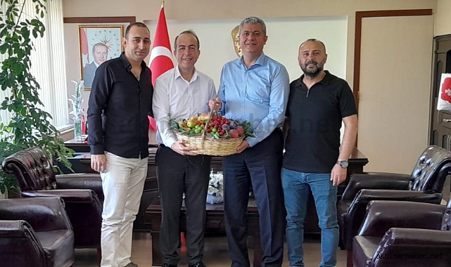 Mustafa Güral'dan Kaymakam Murat Kütük'e ziyaret