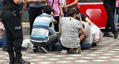 Sokaktan geçerken iki kadını yaralayan şüpheli yakalandı