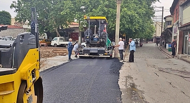 Tahtakale caddesindeki yol sorunu kalıcı olarak çözüldü