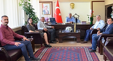 Ziraat Odasından Kaymakam Murat Kütük'e ziyaret