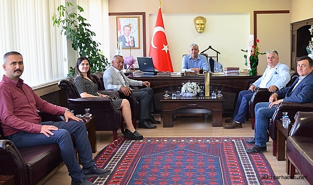 Ziraat Odasından Kaymakam Murat Kütük'e ziyaret