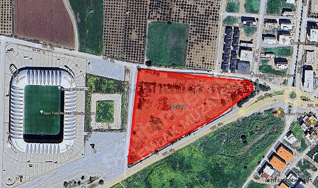 Akhisar Belediye Şantiyesi satılığa çıkarıldı