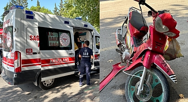 Akhisar'da 2 farklı motosiklet kazasında 2 kişi yaralandı