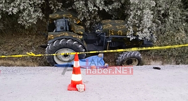 Akhisar'da traktör kazası! Kadın yolcu hayatını kaybetti