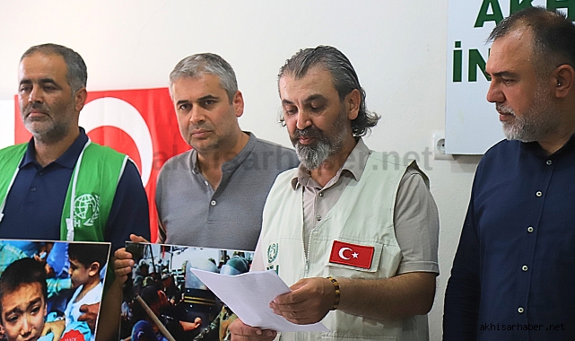 İHH İnsani Yardım Derneği Akhisar Şubesinden Urumçi olaylarını kınadı