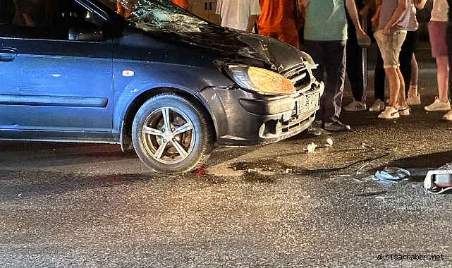 Tariş kavşağında zincirleme kaza