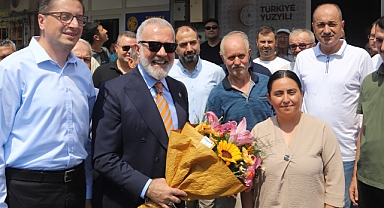 AK Parti Grup Başkanvekili kaza sonrası ilk ziyaretini Akhisar'a yaptı