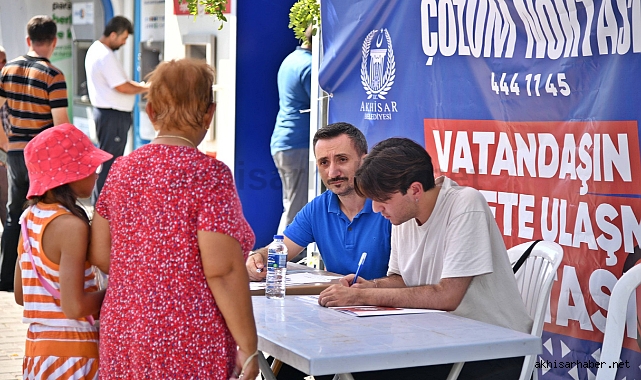Akhisar Belediyesi Çözüm Noktalarını Mahallelere taşıdı