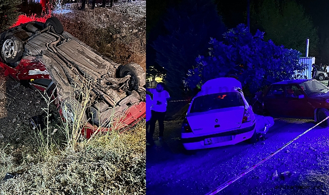 Akhisar'da feci kazada 3 kişi hayatını kaybetti