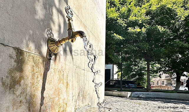 Akhisar Güplüce çeşmesi yeniden akmaya başladı