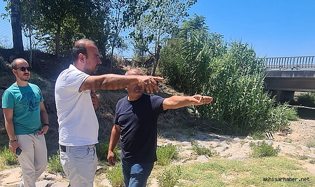 Akhisar içerisinden geçen kanal DSİ tarafından temizlenecek