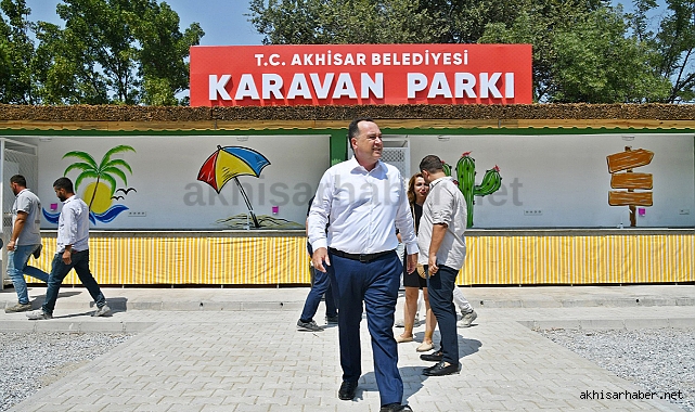 Akhisar'ın ilk Karavan Parkı açıldı