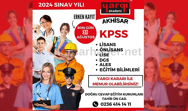 Akhisar Yargı Akademi'de kayıtlar başladı