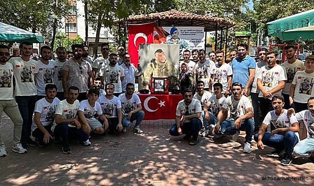 Boyalı Mahallesi Gençleri Şehit Piyade Uzman Çavuş Reşat ERGİN'i dualarla andılar
