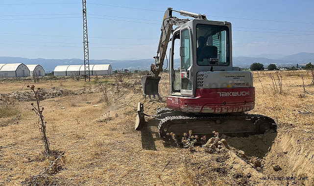 Çanakçı Mahallesinde İçme Suyu Terfi Hattı Çalışmaları Başladı