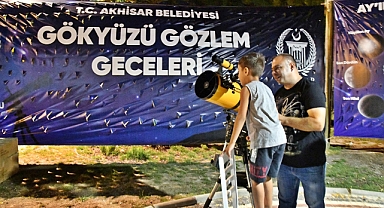 Gölet alanında uzay gözlem etkinliği başladı