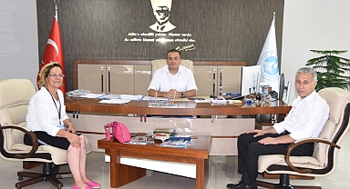 MASKİ Genel Müdürü, Zeytinliova Mahallesi muhtarını ağırladı