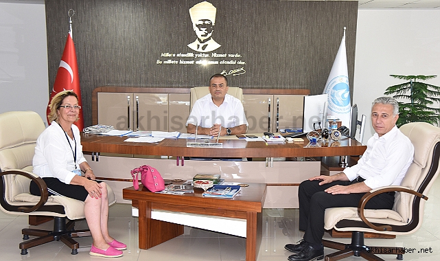 MASKİ Genel Müdürü, Zeytinliova Mahallesi muhtarını ağırladı