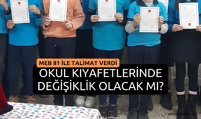 MEB'den yeni okul kıyafeti kararı!