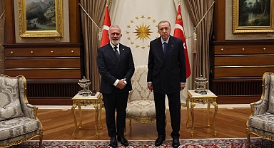 Yenişehirlioğlu, Cumhurbaşkanı Erdoğan ile Külliye'de buluştu