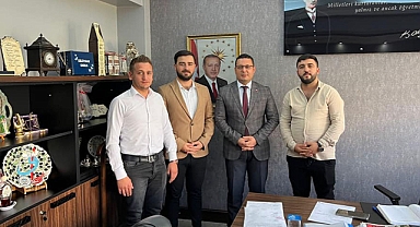 AK Parti Gençlik Kollarından İlçe Milli Eğitim'e ziyaret