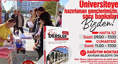 Akhisar Belediyesi, Gençlere Soru Bankalarıyla Destek Veriyor
