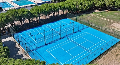 Akhisar'da atıl durumdaki tenis kortları faaliyete geçti