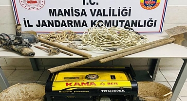 Akhisar'da Kaçak Kazı Operasyonu