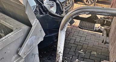 Akhisar'da Trafik Kazasında Temizlik İşçileri Yaralandı