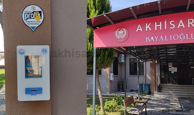 Akhisar Kayalıoğlu'na MASKİ Pratik Cihazı Takıldı