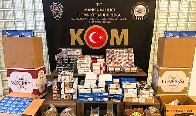 Akhisar ve 2 ilçede kaçak tütün operasyonu