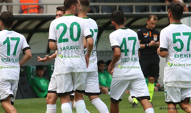Akhisarspor'un forma sırt reklamı Agrolidya oldu