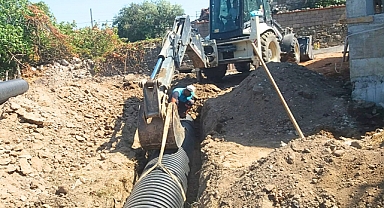 Arabacıbozköy Mahallesinde Yağmursuyu Hattı Çalışmaları Tamamlandı