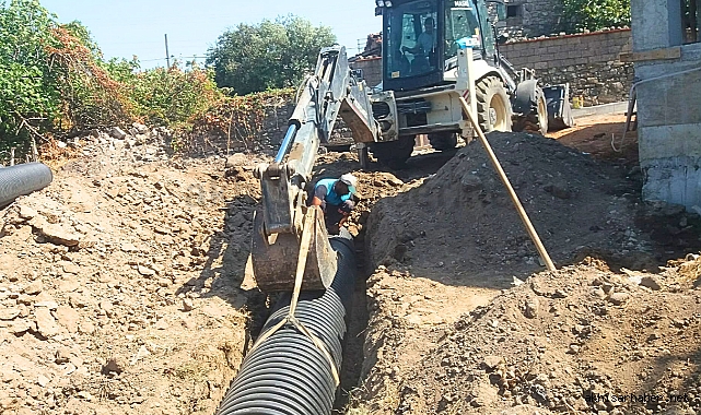 Arabacıbozköy Mahallesinde Yağmursuyu Hattı Çalışmaları Tamamlandı