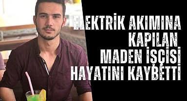 Elektrik akımına kapılan maden işçisi hayatını kaybetti