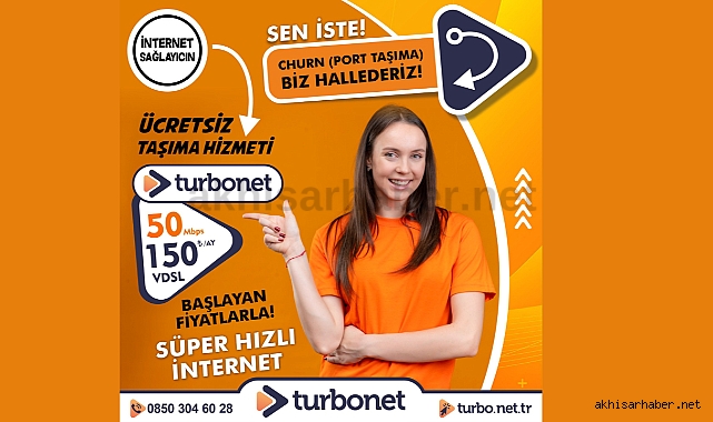 En yüksek hız ve kaliteli internet erişimi Turbonet'de