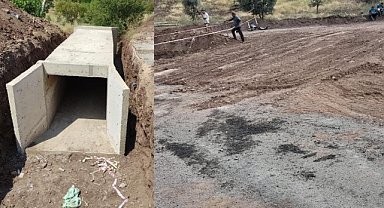 Hanpaşa Mahallesine Can Güvenliği Sağlayan Menfez Yapımını Tamamlandı