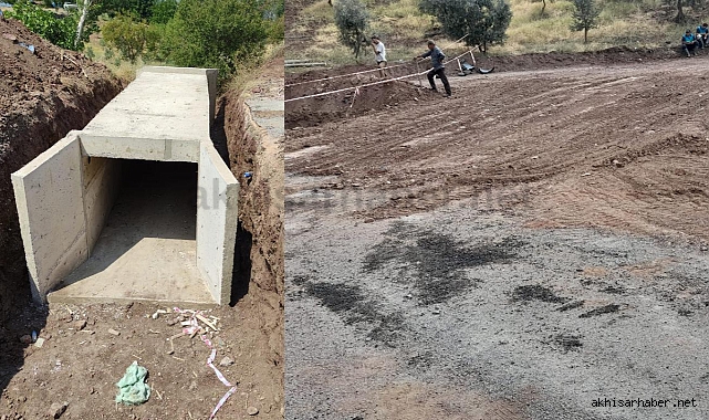 Hanpaşa Mahallesine Can Güvenliği Sağlayan Menfez Yapımını Tamamlandı