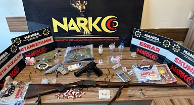 Manisa'da Büyük Uyuşturucu Operasyonu; 7 Tutuklama, 143 Sentetik Hap Ele Geçirildi