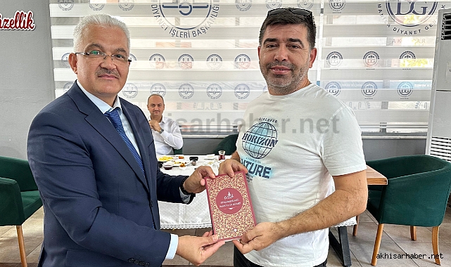Müftü Salman, Akhisarlı Basın Mensuplarıyla Buluştu