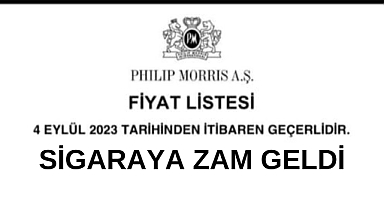 Sigaraya bir kez daha zam geldi