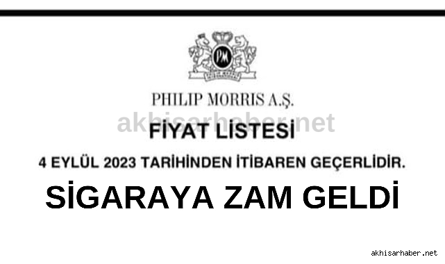 Sigaraya bir kez daha zam geldi