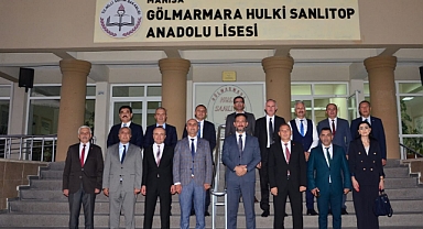 17 ilçenin Milli Eğitim Müdürleri Gölmarmara'da toplandı