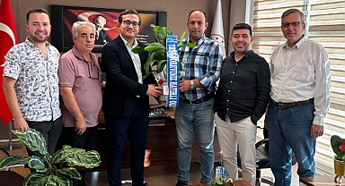 Akhisar basınından İlçe Sağlık yeni müdürüne ziyaret