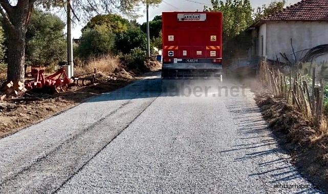 Akhisar Belediyesi'nden Sindelli Mahallesine Asfalt