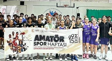 Akhisar'da Amatör Spor Haftası kapsamında 3x3 basketbol turnuvası düzenlendi